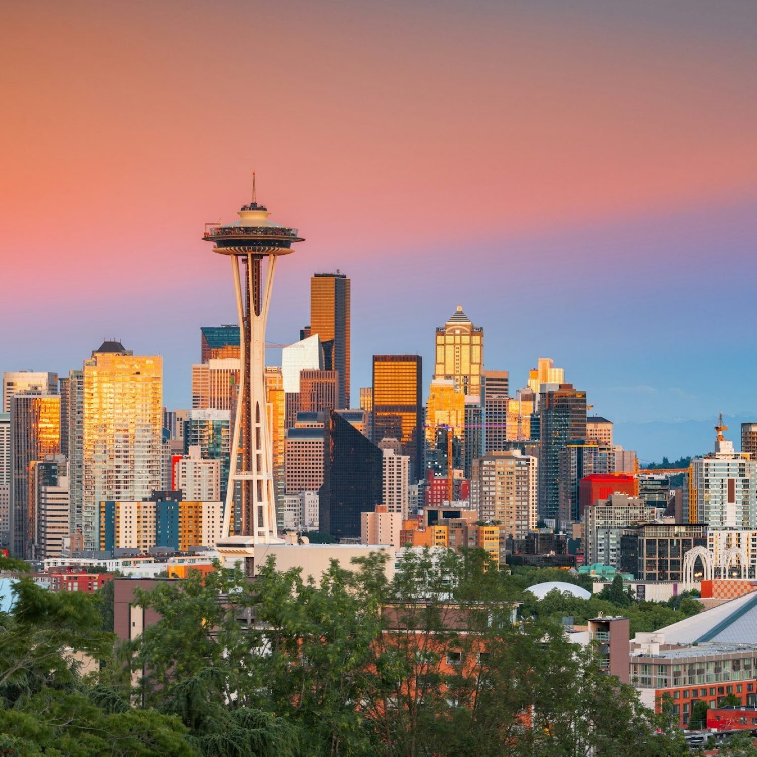 Seattle, Washington, USA Downtown Skyline